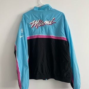 Miami Heat Nike City Edition 2.0 Courtside Full-Zip Jacket - Blue/Black